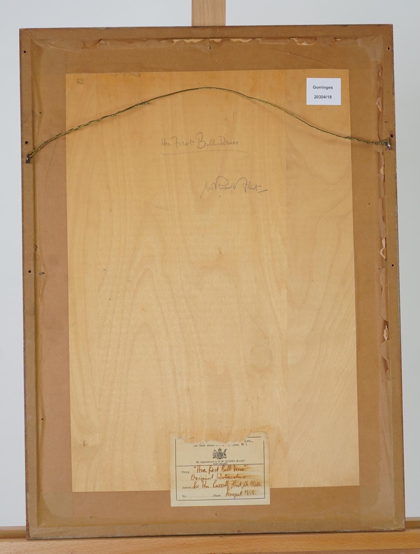 Sir William Russell Flint, 1880-1969, 'Her first ball dress'